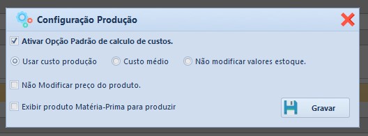 Controle de Produção