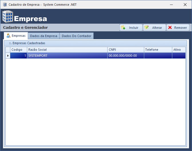 Configurações do Sistema