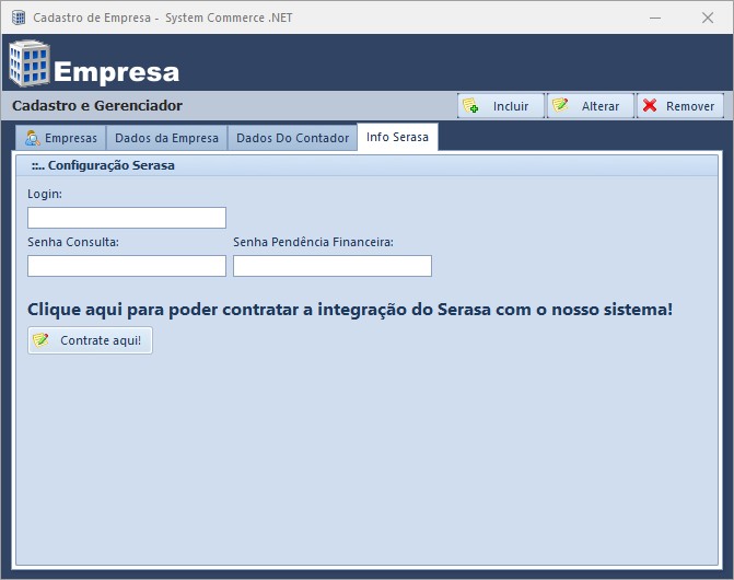 Configurações do Sistema