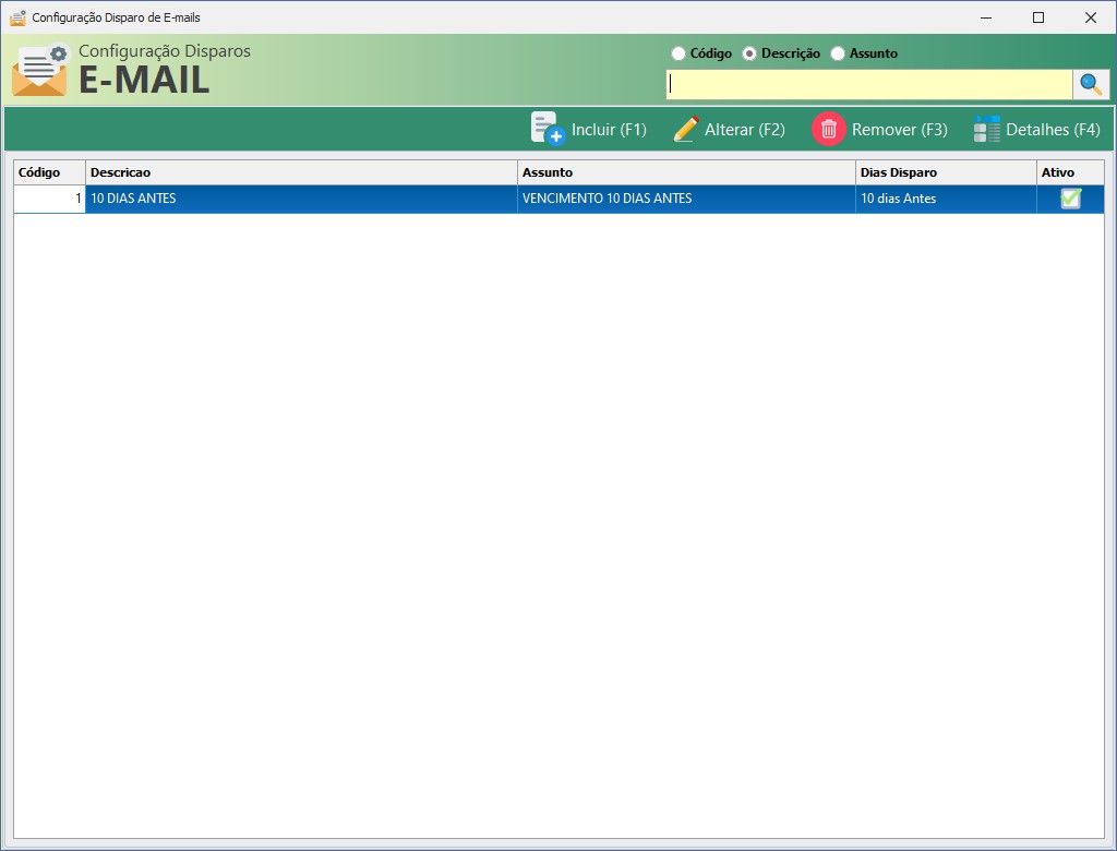 Configurações do Sistema