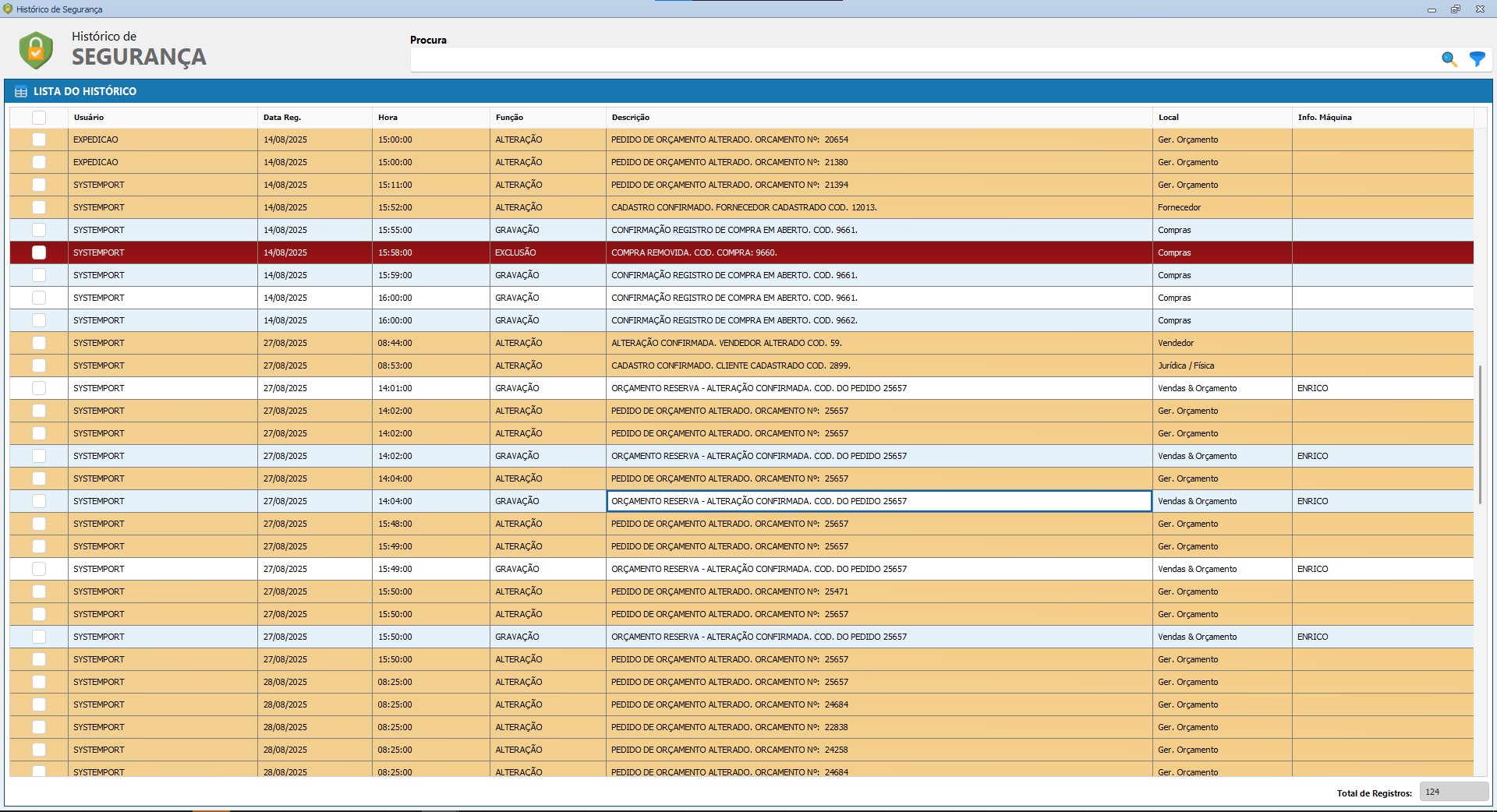Segurança do Sistema
