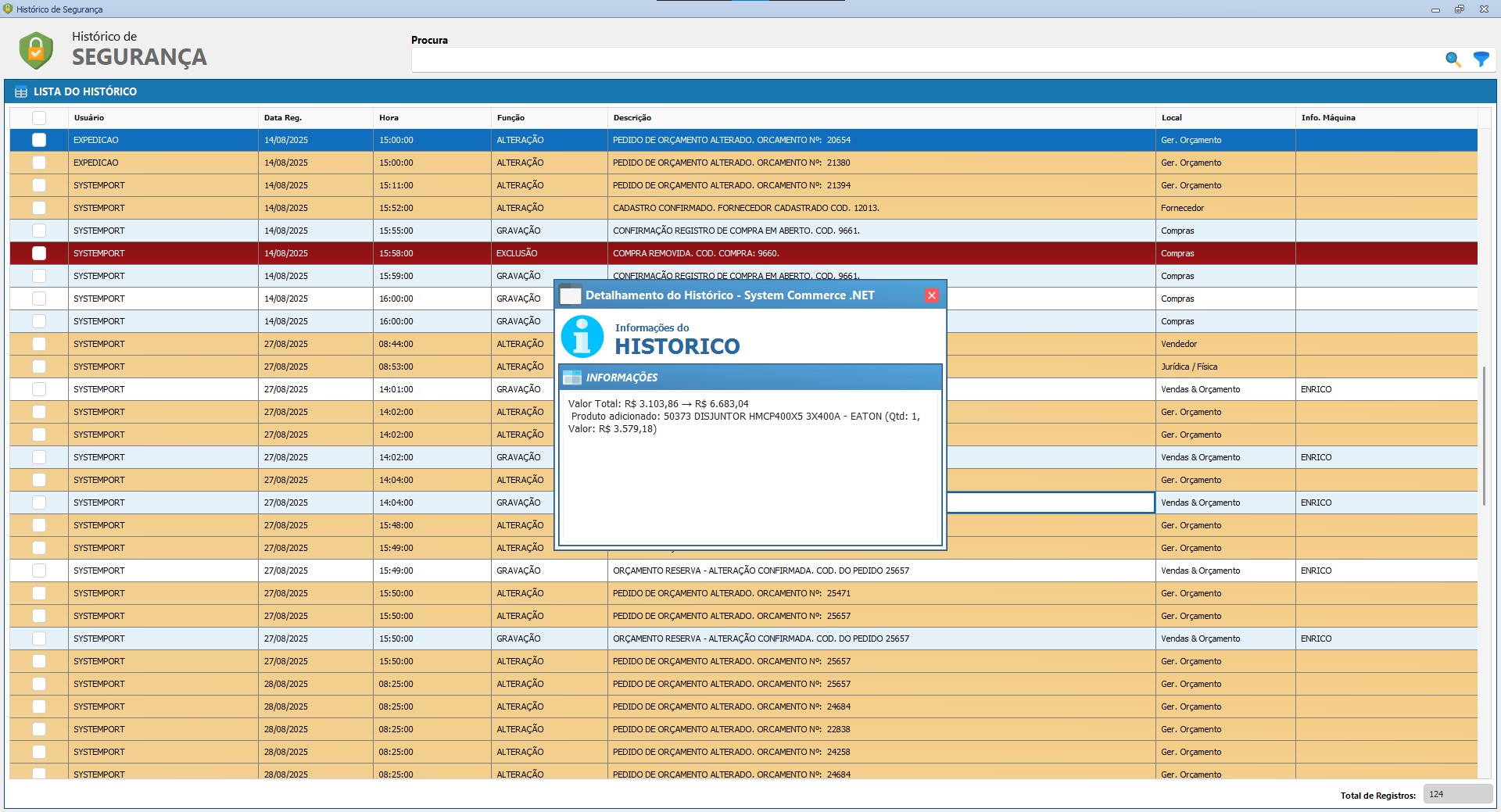 Segurança do Sistema