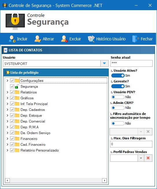 Segurança do Sistema